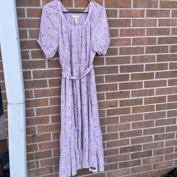 Matilda Jane Enchanted Garden Artist Floral Midi Dress Size Small - Picture 2 of 4